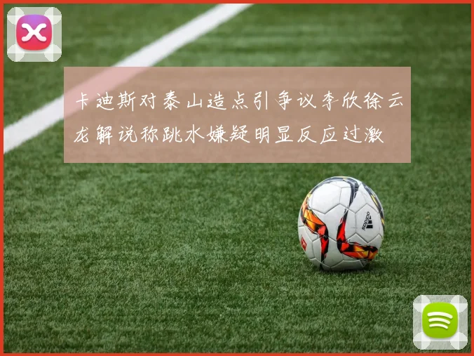 卡迪斯对泰山造点引争议李欣徐云龙解说称跳水嫌疑明显反应过激